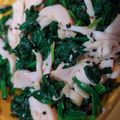 あゆたっくん's cooksnap of when they made ほうれん草とサラダチキンの梅肉和え.