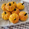 er♪'s cooksnap of when they made ハロウィンにも☆簡単かぼちゃスコーン。.