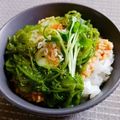 ❤️かわだん❤️'s cooksnap of when they made ♪薄切りきゅうりとめかぶのトロトロ♪.