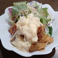 ももちゃん妹's cooksnap of when they made 【簡単】揚げない♪基本のチキン南蛮とタレ.