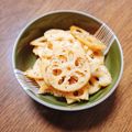 もふもふクロさん's cooksnap of when they made レンコンのシャキシャキ甘酢きんぴら♬.