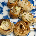 yummy?'s cooksnap of when they made お弁当☆ちくわのくるくる☆マヨネーズ焼き.