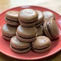 masaharu21's cooksnap of when they made 表面が凸凹にならない簡単チョコマカロン.