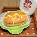 まこさんど's cooksnap of when they made 北海道チーズ蒸しケーキを更に美味しく.