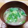 プルンバゴ's cooksnap of when they made 味噌汁　豆腐と三つ葉.