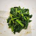 にこ's cooksnap of when they made シャキっと風味良い【小松菜のわさびナムル.