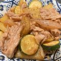 クックM6DK2O☆'s cooksnap of when they made ズッキーニと豚肉のオイスターソース炒め.