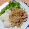 ちかﾁｬﾝ☆'s cooksnap of when they made ゴーヤチャンプルより簡単！「鶏肉ゴーヤ」.