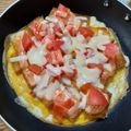 ポニーリボン's cooksnap of when they made トマトとチーズの卵かけトースト.