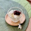 キンプリ's cooksnap of when they made ☆練乳ミルクアイス☆小豆入り。5分完成.
