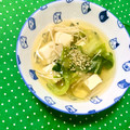 ふたごゆき's cooksnap of when they made 簡単５分で！えのきレタススープ.