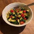 まんだちゃん's cooksnap of when they made 簡単に一品！トマトと胡瓜のさっぱりサラダ.
