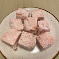 ピーナッツ子♪'s cooksnap of when they made 苺のギモーヴ(マシュマロ)手作り卵白なし.