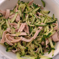 黄色い鳥v's cooksnap of when they made きゅうりとハムの簡単・中華サラダ.