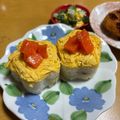 まこすけファミリー's cooksnap of when they made *;*簡単！ツナそぼろのご飯ケーキ*;*.