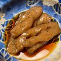 inuinu123's cooksnap of when they made ねじりこんにゃくの甘辛煮.