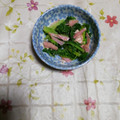 くネコまろす's cooksnap of when they made 菜の花とハムの炒め物♡.