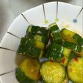 なーなちゃん's cooksnap of when they made 簡単すぎる！！★即席ピリ辛きゅうり★.
