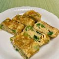 ビートルズ食堂's cooksnap of when they made ニラ玉の厚焼き卵.