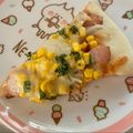 さちゃん✩'s cooksnap of when they made ふっくら＆カリッ♡簡単ピザ生地１枚分HB.