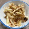 ミアンミアン's cooksnap of when they made 大根の皮マヨ炒め～♪.