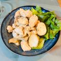 Alice_17qn's cooksnap of when they made ささみとエリンギのレモンバター醤油炒め.