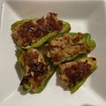 heartxx's cooksnap of when they made 本技キムチ入り♡ピーマンの肉詰め.