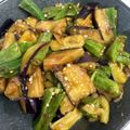 ポムポムポヨコ's cooksnap of when they made レンジで簡単♪オクラとなすの煮びたし.