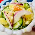 U☆kaoru's cooksnap of when they made ポテトサラダ紫玉ねぎ大人サラダ♡.