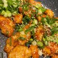おしず's cooksnap of when they made 鶏ムネ肉の簡単！旨辛！ヤンニョムチキン.