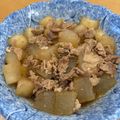 ママメイン！時々子供's cooksnap of when they made 簡単激ウマ☆豚肉と冬瓜のハチミツ煮.