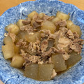 ママメイン！時々子供's cooksnap of when they made 簡単激ウマ☆豚肉と冬瓜のハチミツ煮.