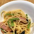 aikoじゃが's cooksnap of when they made 簡単昼食パスタ　小松菜入りカルボナーラ.