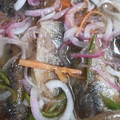 たかたかきよきよ's cooksnap of when they made アジの南蛮漬け♪寿司酢使って簡単に.