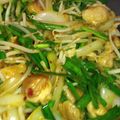 賄いのおばちゃん's cooksnap of when they made ■鶏肉とニラもやしの中華風炒め物■.