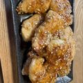 ななななぴ's cooksnap of when they made 鶏ささ身で！揚げない鶏唐の甘酢ごま和え.