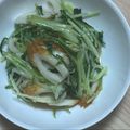 あさひ＊ごちそう研究's cooksnap of when they made ちくわと水菜のからし酢醤油あえ.