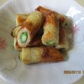 良庵★Ryoan's cooksnap of when they made 竹輪に捕まったオクラ.