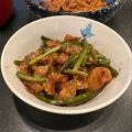 ٩(^‿^)۶'s cooksnap of when they made カリカリ鶏皮とニンニクのスタミナ甘辛炒め.