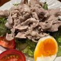 愛猫ベリー's cooksnap of when they made ピリ辛ゴマだれ☆冷しゃぶサラダうどん.