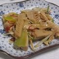 きらり流れ星's cooksnap of when they made たけのこのピリ辛炒め.