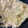 手抜きクック's cooksnap of when they made キャベツともやしの味噌たまヨ☆サラダ.