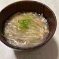 なをさん☆'s cooksnap of when they made もやしとふわとろ卵！中華たまごスープ.