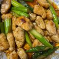 クックP1650X☆'s cooksnap of when they made きょうの大皿？！アスパラでガリバタチキン.