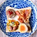 悠LOVE航's cooksnap of when they made パンでワンプレートのオープンサンド.
