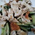 アブシンベル's cooksnap of when they made 鶏むね肉ときゅうりのさっぱり梅肉和え.
