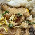 りんりんごはん's cooksnap of when they made 豚ロースのソテー＊青しそクリームソース♡.