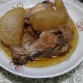 クック6DDPP8☆'s cooksnap of when they made 圧力鍋15分で手羽元と大根の煮物.