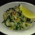野菜ズッキーニ's cooksnap of when they made 春菊☆チャーハン.