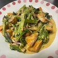 K0A9O0R8U♪'s cooksnap of when they made かぼちゃと小松菜とベーコンのクリーム煮.